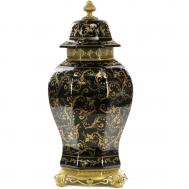 Ваза с крышкой  26x26x55см ГЛАСАР