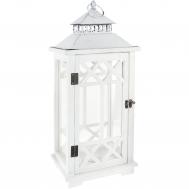 Фонарь-подсвечник  белый 24,5х18,5х56 см Minhou lisheng
