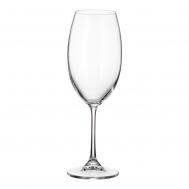 Набор бокалов для белого вина  Milvus 400 мл 6 шт Crystalite Bohemia