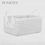 Корзина для хранения  белая 35х25х16 см Hometex