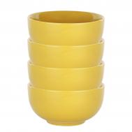 Набор салатников  Желтый карри 14 см 4 шт Top Art Studio