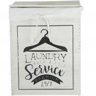 Корзина  для белья  деревянная 30x40x50 см Mercury