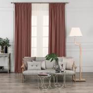 Комплект штор  Вилен розовый 240x270, 2 пр Estia