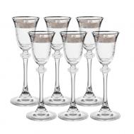 Рюмка для водки/ликера  Asio 60 мл 6 шт Crystalite Bohemia