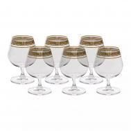 Набор бокалов  Sylvia Панто платина 400 мл 6 шт Crystalite Bohemia