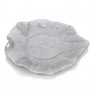 Блюдо  Folies круглое 37 см серебро IVV