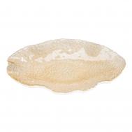 Блюдо  Folies овальное 50х29 см желтое золото IVV