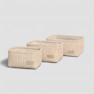 Набор корзинок  Маджи экрю из 3 предметов Togas