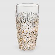Набор  Lite Nicolette для воды 6 стаканов мрамор золотой хрусталь, 430 мл Bohemia Jihlava
