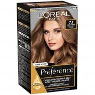 Краска для волос L'Oréal Preference 7.1 Исландия Пепельный русый 174 мл LOREAL