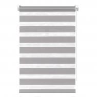 Рулонная штора  Base День-Ночь серая 75х160 см FixLine Amigo