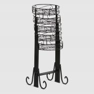 Подставка для растений  железная черная под 5 горшков Lvchen