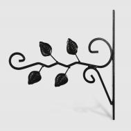 Крючок  железо черный ветвь 30x28cm Lvchen