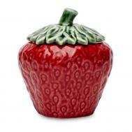 Емкость с крышкой  Земляника 10 см керамика Bordallo Pinheiro
