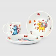 Набор детский  единорог 3 предмета Cmielow