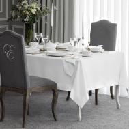 Скатерть  Аррика белая 170х170 см Togas
