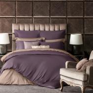 Комплект постельного белья  Сенса сливовый Двуспальный евро Togas