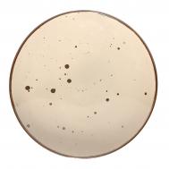 Тарелка суповая  coupe Коттедж браун 23 см Top Art Studio