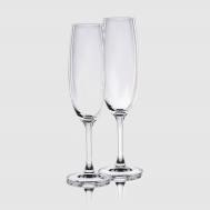 Рюмка для шампанского  Sylvia 220 мл 2 шт Crystalite Bohemia