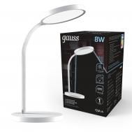 Светильник настольный  Qplus GTL503 8W 500lm 4000K 170-265V белый диммируемый USB LED Gauss