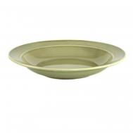 Тарелка глубокая  Принц 225 мм фисташковый Башкирский фарфор