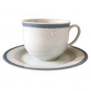 Чайная пара  Opal Голубые пластинки 165 мл Thun 1794