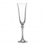 Набор бокалов для шампанского  Asio 190 мл 6 шт Crystalite Bohemia