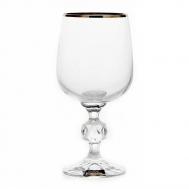 Набор бокалов для красного вина  Sterna отводка золото 230 мл 6 шт Crystalite Bohemia