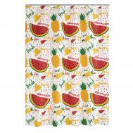 Штора для ванной  Fruits цветной 180x200 см Ridder