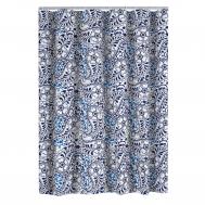 Штора для ванной  Oriental синий/голубой 180x200 см Ridder