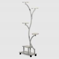 Подставка для цветов  белая 50х25х146 см YQ Forever