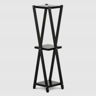 Подставка для цветов  черная 30х30х100 см YQ Forever