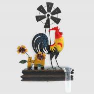 Фигура-штекер садовая  петушок с вертушкой 42х14х132 см Integrity
