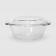 Кастрюля  из жаропрочного стекла 2 л HITT