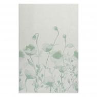Махровое полотенце  Luce verde белое с зеленым 100х150 см Cleanelly