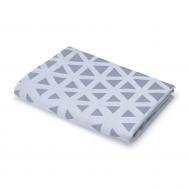 Комплект столовый  Intarsio белый с серым из 7 предметов Cleanelly