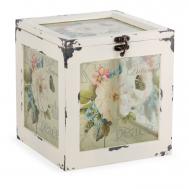 Шкатулка  бежевая 20х17х21 см ГЛАСАР