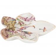 Блюдо  с птичкой 13х13х4 см ГЛАСАР