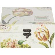 Шкатулка  тюльпаны 26х26х12 см ГЛАСАР