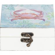 Шкатулка  с крабом 12х13х5,8 см ГЛАСАР