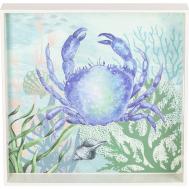 Поднос  Краб 33х33х5 см ГЛАСАР