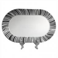 Блюдо овальное  Tom декор идеал платина 32 см Thun 1794