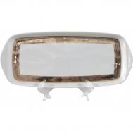 Поднос  Opal широкий кант платина золото 35 см Thun 1794