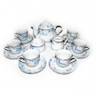 Чайный сервиз  Роза Голубая роза отводка платина 17/6 Thun 1794