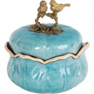 Шкатулка с птичками  15х14х16 см ГЛАСАР