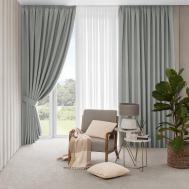 Комплект штор с подхватами  Телье бежевый 260х300 см Togas