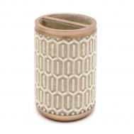 Стакан для зубных щеток  Laila бежевый Ridder