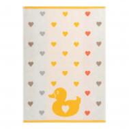 Детское полотенце  Ducks бежевое с желтым 50х70 см Cleanelly Basic