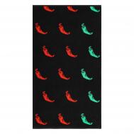 Детское полотенце  Red Pepper черное с красным 50х90 см Cleanelly Basic
