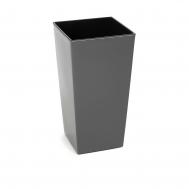 Напольное кашпо  Finezja с вкладышем антрацитовое 40х40х74 см Lamela SP.ZO.O.